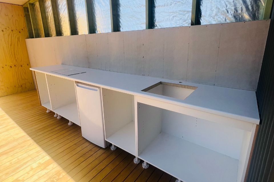 Home deck kitchen